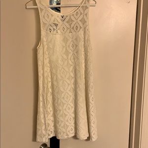 Cream lace dress